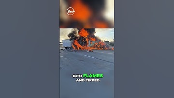 Some lanes of I-70 now open after fiery crash involving two semi trucks