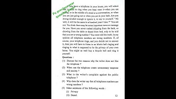 BCOM 1st Sem  ( ENGLISH AND BUSINESS COMMUNICATION SKILLS  )  PU  Question paper 2022-23