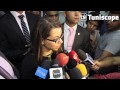 Viiste Amel Karboul l'aéroport Tunis