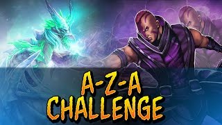 Dota 2 - A-Z-A Challenge - Anti-Mage & Winter Wyvern