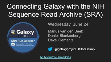 Connecting Galaxy with the NCBI Sequence Read Archive (SRA)