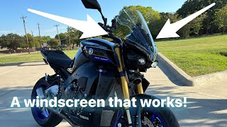 2022 Yamaha MT10 SP TOURING WINDSCREEN REVIEW