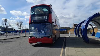 Full Route Visual - TFL Bus Route 165: Romford, The Brewey - Rainham, Abbey Wood Lane - Stagecoach!!