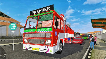 Bus Simulator Indonesia - NP Lorry Ashok Leyland Truck Driving - Bussid Mod Android Gameplay