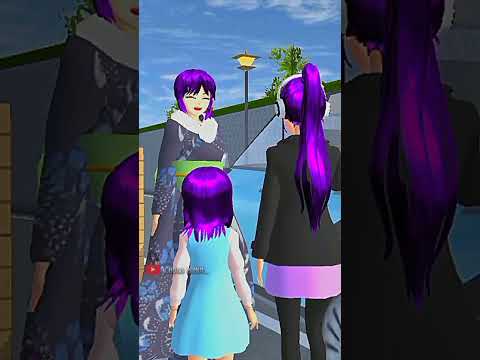 Rambut Baru Hira_👁️👄👁️💅 #sakuraschoolsimulator #bocil  #meresahkan #hairstyle #shorts #family