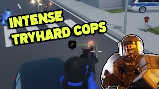 EXTREME Criminal Gameplay GANG (TRY HARD COPS) │Roblox Emergency Hamburg