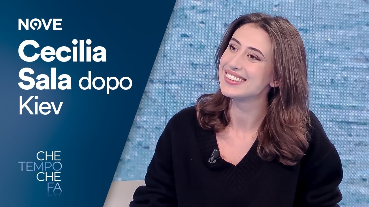 Cecilia Sala torna a Che tempo che fa dopo aver intervistato Zelensky a Kiev