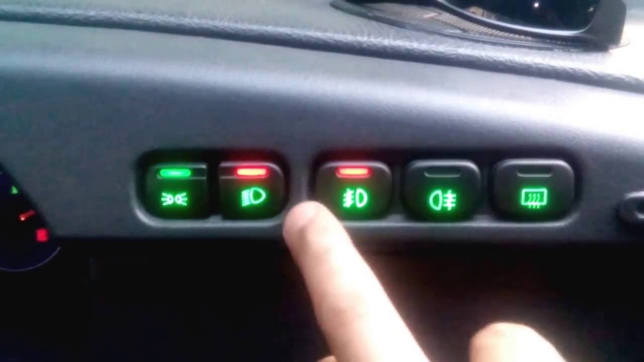 Пересвет кнопок стеклоподъемников ваз 2110 - 86 фото