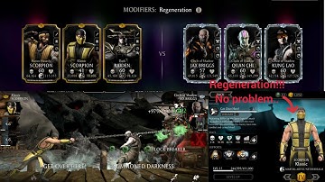 Mk mobile.How to COUNTER regeneration.Battle 155 twistedtower#mortalkombat #mkmobile#twistedtower
