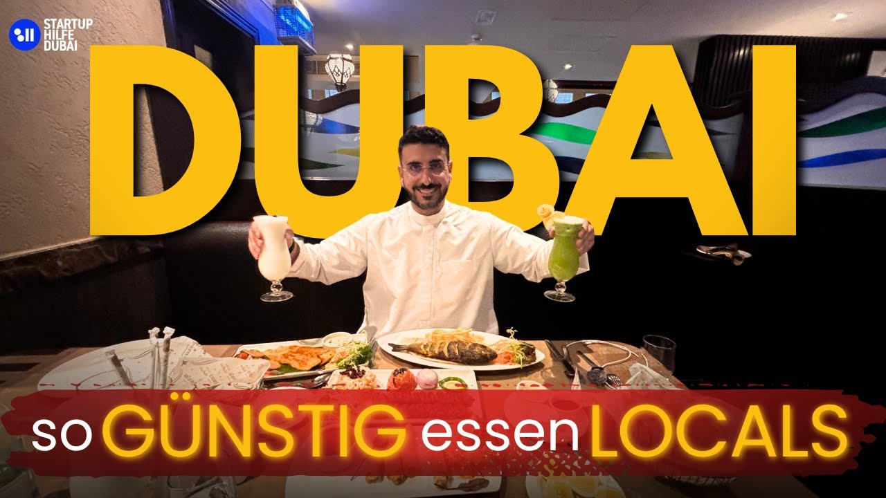 🍽️ 70€ für 3 Personen in Dubai? So günstig ist essen in Dubai wirklich!