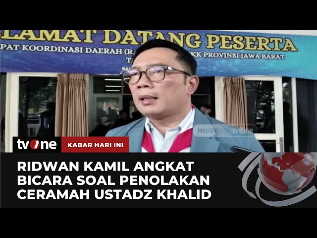 Viral Anggota Banser Afif Fuad Tolak Ustaz Khalid Basalamah Ceramah di Masjid Al Jabar | tvOne class=