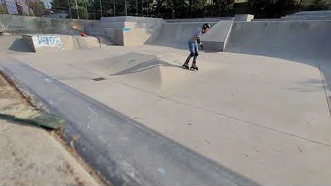 first time riding at the skate park