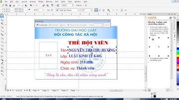 Hướng dẫn trộn Merge Thẻ đeo bảng tên trong Corel X4 và Cách In 10 thẻ/tờ A4