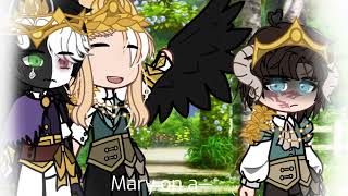 Mary on a cross | Royal Dsmp! AU + Allium duo | P L A T O N I C | Gacha Club