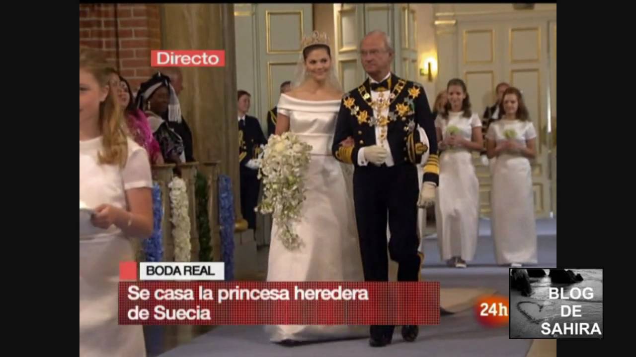 BODA DE VICTORIA DE SUECIA - PRIMERAS IMAGENES EN LA IGLESIA 19-06-2010