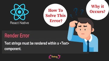 Text strings must be rendered within a Text component || React Native Text || Web Development