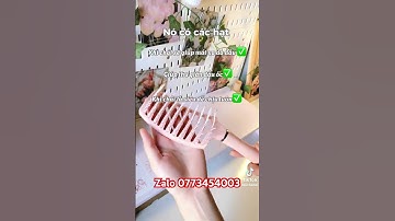 Lược Chải Tóc Đệm Khí Mát Xa Da Đầu Tạo Kiểu Tóc Xoăn Dài Đặc Biệt Cho Nữ Tiện Lợi - HQC048