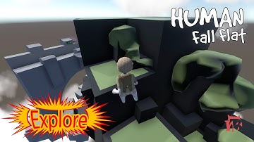 Human Fall Flat - Explore Level Walkthrough | Custom Map | Steam Workshop | Full Gameplay