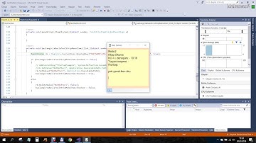 Visual Studio 2017 Türkçe C# ile Basit Not Defteri Programlama | C# Dersleri