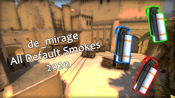 All Default Smokes - de_mirage [2021]