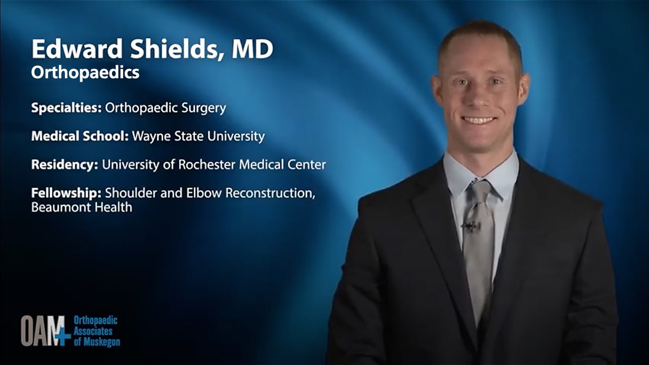Dr. Edward Shields Orthopaedic Associates of Muskegon YouTube