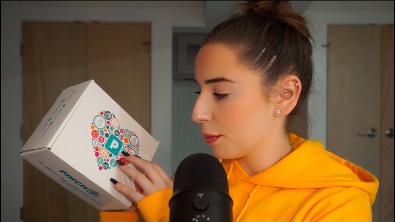 Pinch Me Unboxing | ASMR Whispering + Sounds/Tapping