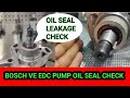HOW TO CHECK PUMP OIL SEAL ! DIESEL MIXED IN ENGINE CHAMBER ! EDC PUMP DIESEL MIX IN ENGINE