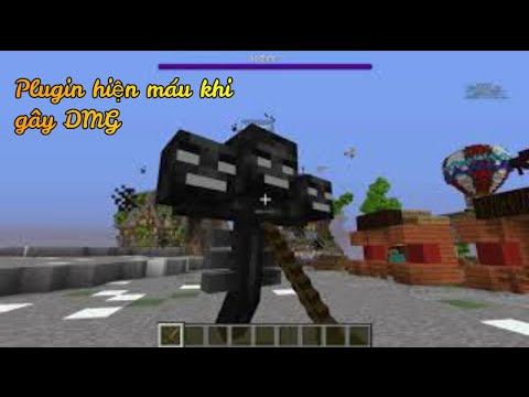 Minecraft Plugin AdvancedIndicator - hiện máu mob khi gây sát thương