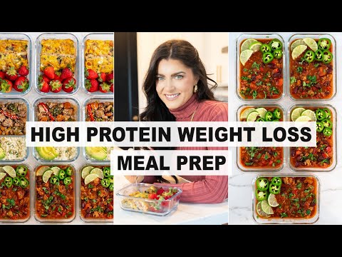 HIGH PROTEIN MEAL PREP | healthy, delicious meal prep recipes for the week!