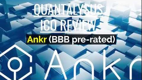 Hot ICO! Ankr, Distributed Cloud Computing Based on Trusted Hardware