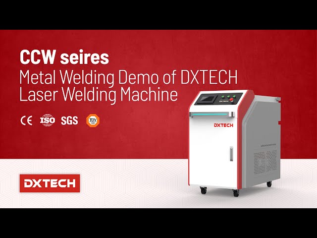 Metal Welding Demo of DXTECH Laser Welding Machine class=