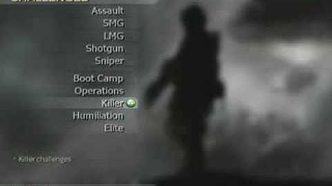 call of duty 4 all challanges complete