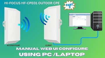 How to Setup the Hi-Focus HF-CPE01: Access Point and Client Configuration Guide Using PC / Laptop
