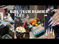 Nail tech diaries 001 nail class  cooking  out with friends  apartment update  more