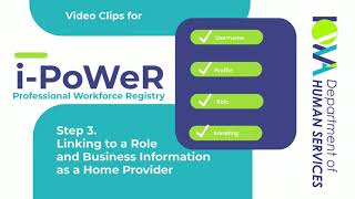 i-PoWeR: Linking to a Role as a Home Provider