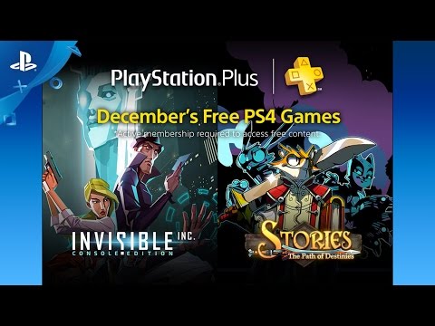 PlayStation Plus - Free PS4 Games Lineup December 2016