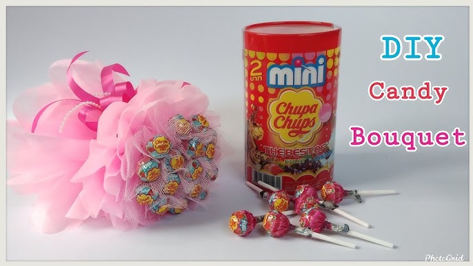 Bouquet mini flower Chupa Chups best of - 19 sucettes