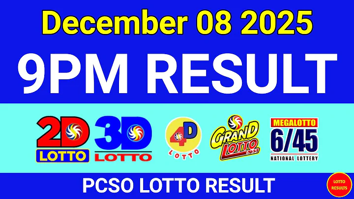 9PM Lotto Result Today December 09, 2025 | Swertres EZ2 #3Dlotto