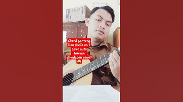 chord ganteng dan sheila on 7 #shortsvideo #fingerstyle #guitarlele #intro #shortsfeed #dansheilaon7