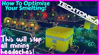 BASIC Automated Mining and Automated Smelting Factory | Techtonica How to screenshot 5