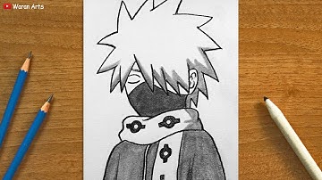 Easy Kakashi Drawing Tutorial || How to Draw Anime for Beginners || Step-by-Step