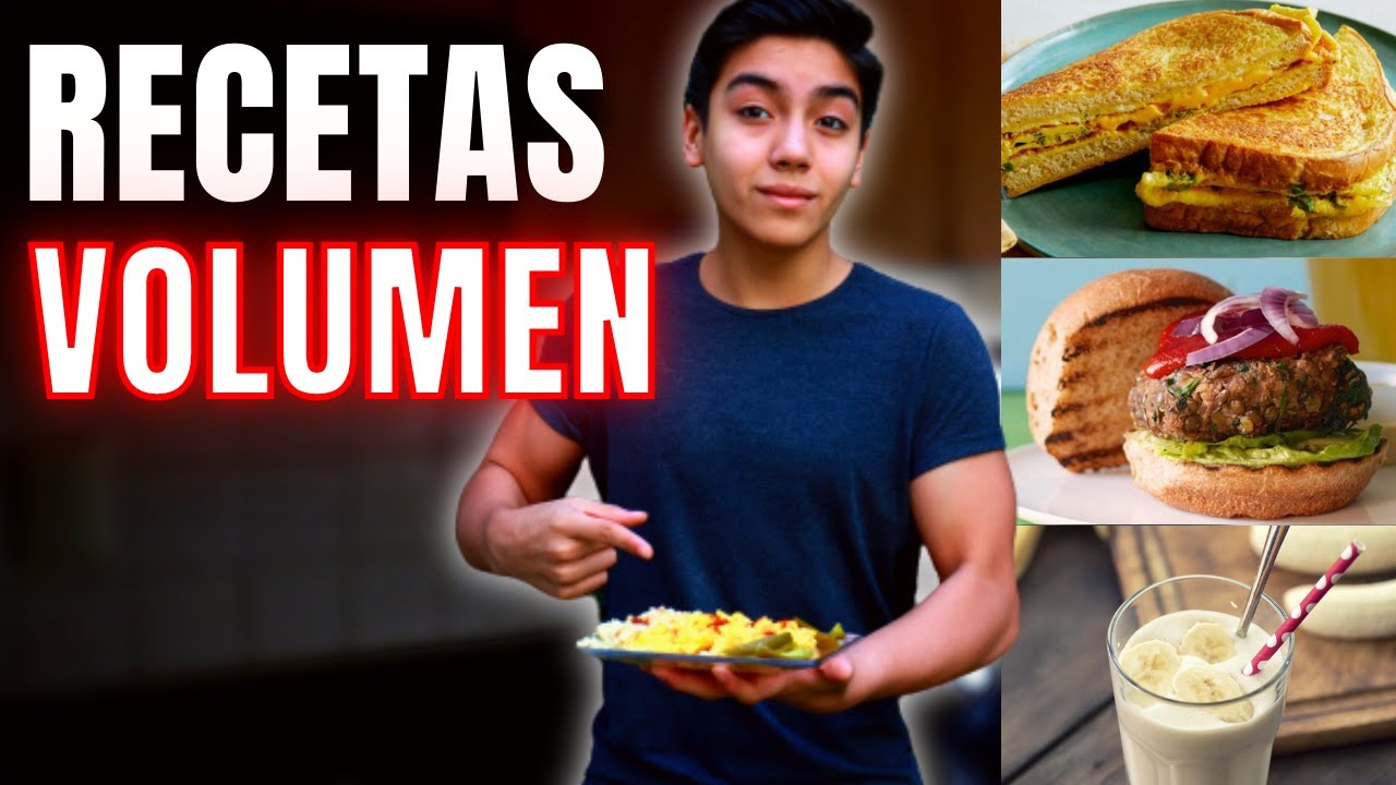 3 RECETAS para AUMENTAR MASA MUSCULAR? (Fáciles, Baratas y Rápidas) -  YouTube