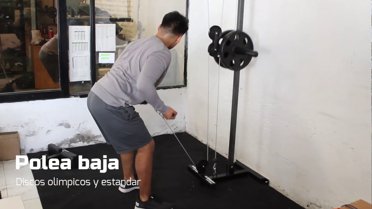 ▷ Poleas para gimnasio casero