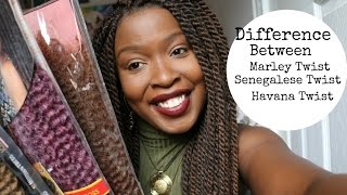 Marley twist, senegalese twist, & havana twist?