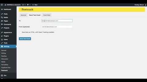 Step 7 - Send Test Email from Postmark in WP
