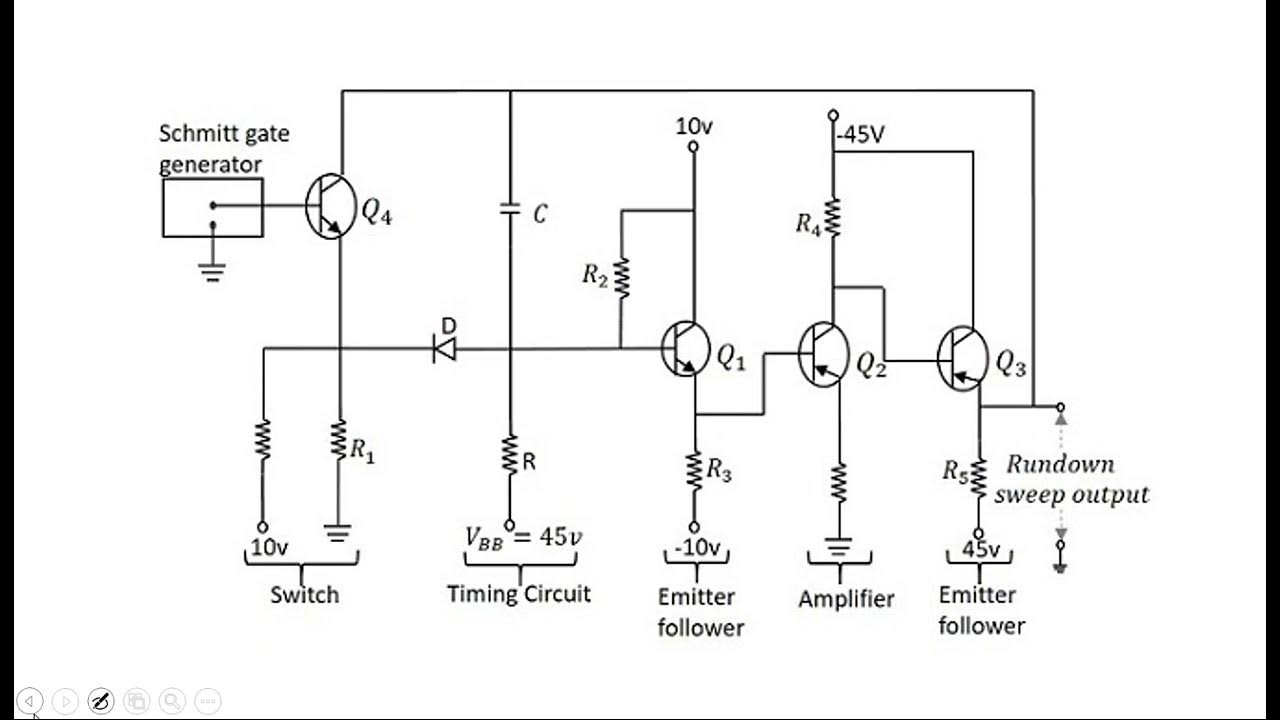 Miller time base generators Transistor PDC Lec84 YouTube