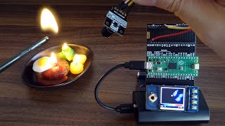 Raspberry Pi Pico - How to use the thermal camera - MLX90640 pico project