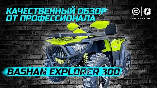 Двухместный квадроцикл Bashan Explorer 300 для детей, подростков и взрослых! Кардан и вариатор!