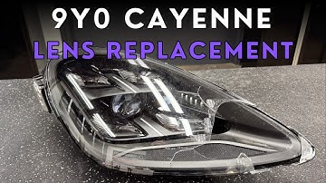 9Y0 Cayenne 19-23 - Headlight Lens Replacement Service Overview