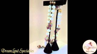 Vintage Jewelry Set Marvella Wedding Cake Necklace and Earrings Set